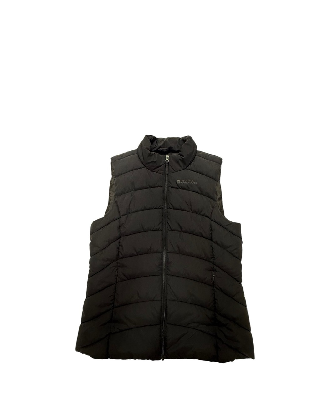 Mountain Warehouse Black Opal Water-Resistant Lightweight Puffer Vest Size 8